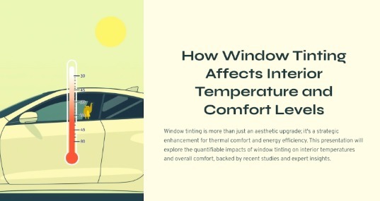 Window Tinting Affects Interior Temperature and Comfort Levels