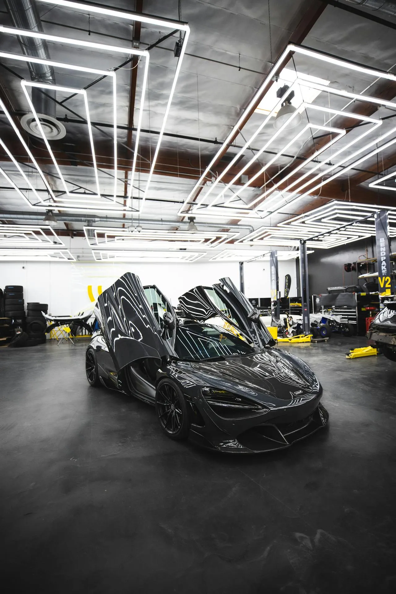 Expert automotive window tinting at Capital Wrappers shop in Westmore, MD