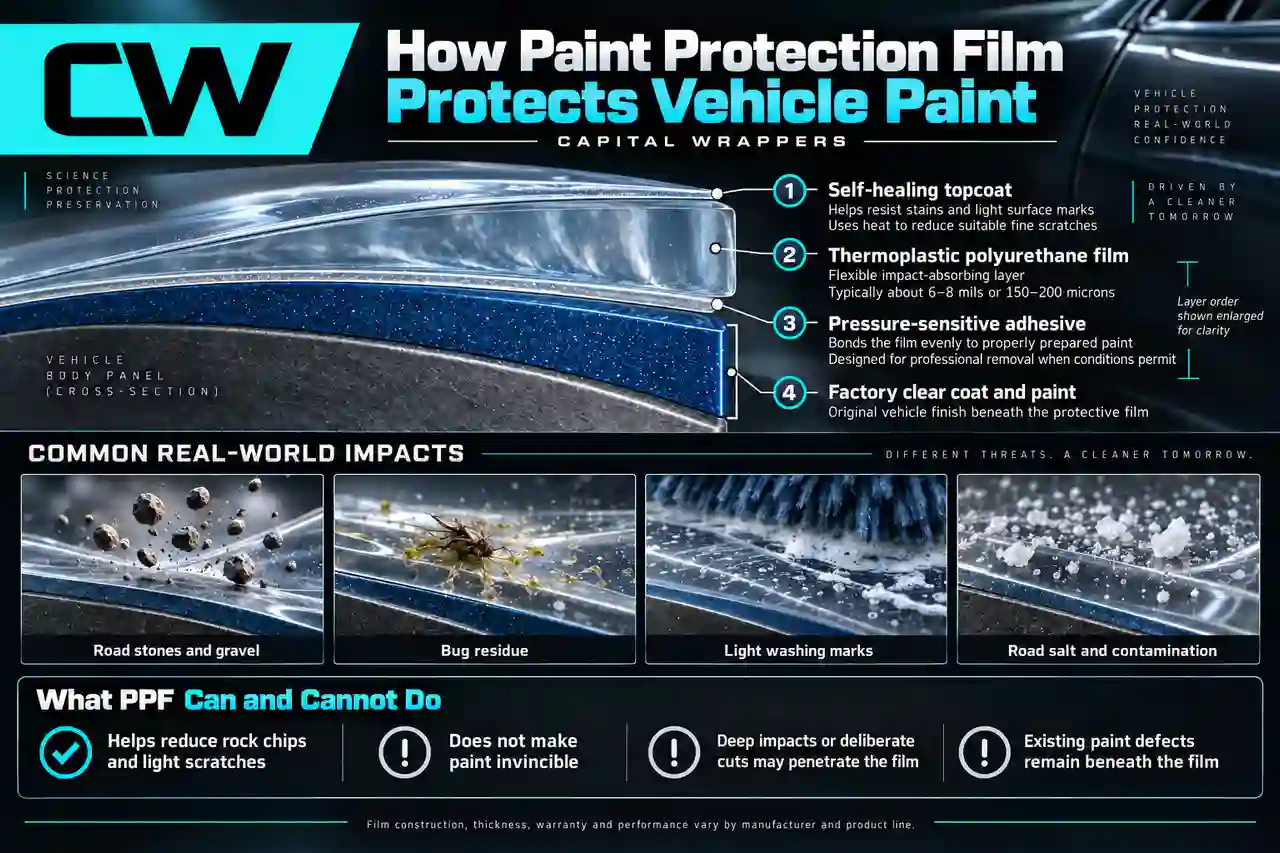 Complete guide to Paint Protection Film (PPF) for Rockville drivers by Capital Wrappers