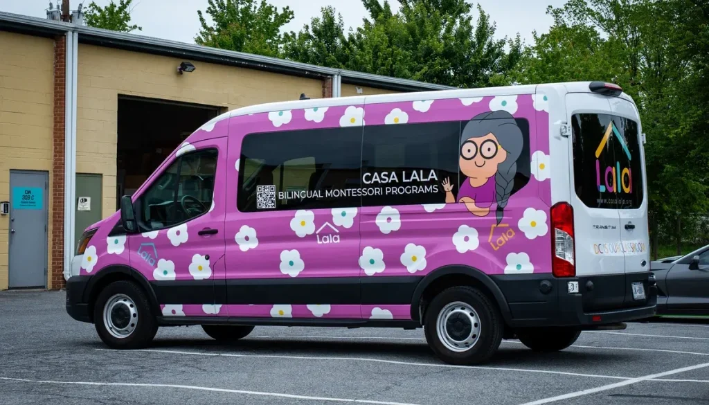 Commercial vehical Wrap design and branding at Capital Wrappers Rockvill, MD