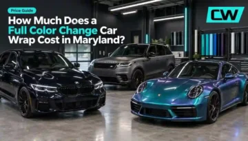 Full Color Change Car Wrap Cost in Maryland by Capital Wrappers
